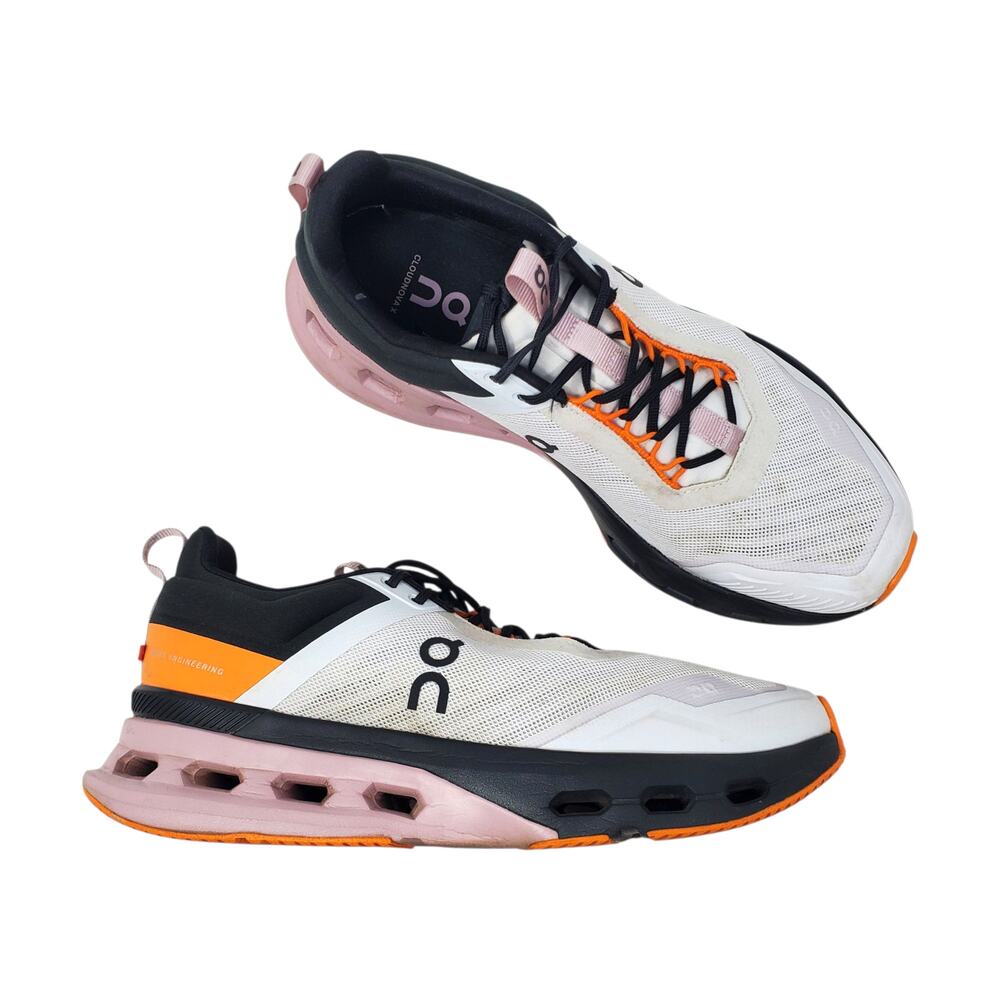On Cloudnova X Training Athletic Shoes Frost Oran… - image 1